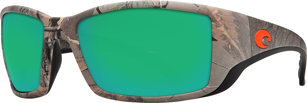 Picture of Costa Blackfin Sunglasses, Green Mirror Glass Lens, Realtree Xtra Camo Nylon Frame