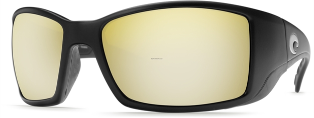 Picture of Costa Blackfin Sunglasses, Silver Mirror - Sunrise 580 Lens, Matte Black Nylon Frame