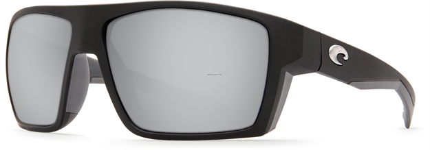 Picture of Costa Bloke Sunglasses, Silver Mirror 580P Lens, Matte Black + Matte Gray Bio Resin Frame