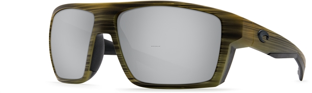 Picture of Costa Bloke Sunglasses, Silver Mirror Glass- W580 Lens, Matte Verde Teak + Black Bio Resin Frame