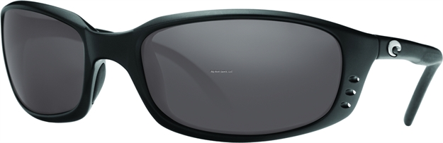Picture of Costa Brine Sunglasses, Gray 580P Lens, Matte Black Nylon Frame