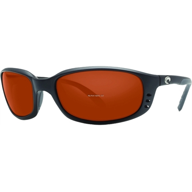 Picture of Costa C-Mates Brine Reader Glasses, 580P Copper, Matte Black Nylon Frame, Rect, Full Rim, Men's, Large Fit
