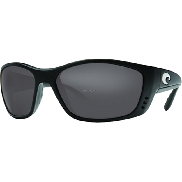 Picture of Costa C-Mates Fisch Reader Glasses, 580P Gray Lens, Matte Black Nylon Frame, Rect, Full Rim, Men's, XL Fit