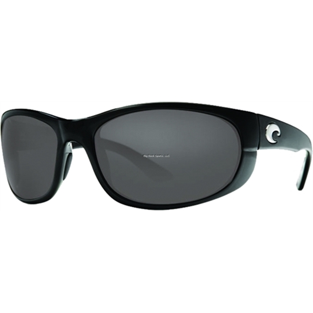 Picture of Costa C-Mates Howler Reader Glasses, 580P Gray Lens, Shiny Black Nylon Frame, Rect, Full Rim, Men's, Large Fit Ho11ogp2.50