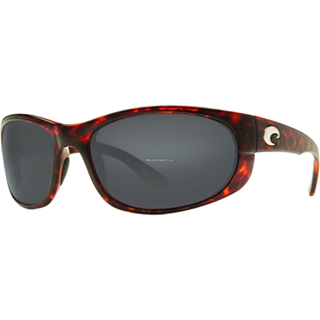 Picture of Costa C-Mates Howler Reader Glasses, 580P Gray Lens, Tortoise Nylon Frame, Rect, Full Rim, Men's, Large Fit Ho10ogp2.50