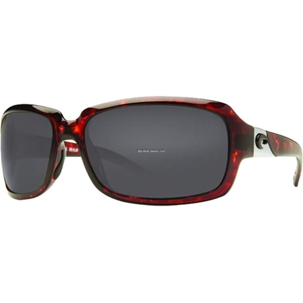 Picture of Costa C-Mates Isabela Reader Glasses, 580P Gray Lens, Tortoise Nylon Frame, Rect, Full Rim, Women's, Large Fit