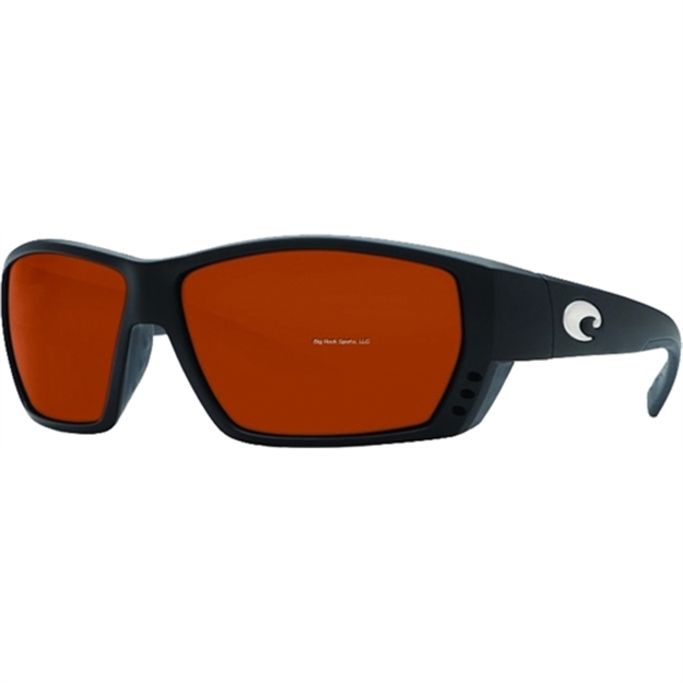 Picture of Costa C-Mates Tuna Alley Reader Glasses, 580P Copper, Matte Black Nylon Frame, Full Rim, Men's, Large Fit