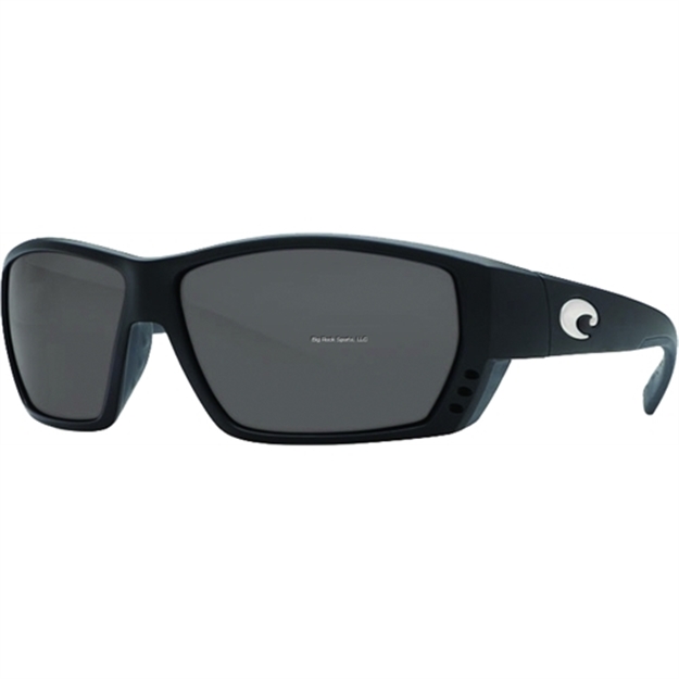 Picture of Costa C-Mates Tuna Alley Reader Glasses, 580P Gray, Matte Black Nylon Frame, Full Rim, Men's, Large Fit