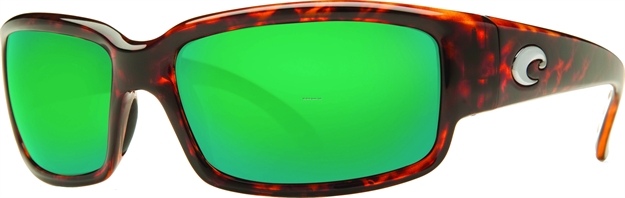 Picture of Costa Caballito Sunglasses, Green Mirror 580P Lens, Tortoise Nylon Frame