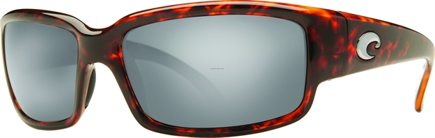 Picture of Costa Caballito Sunglasses, Silver Mirror 580P Lens, Tortoise Nylon Frame