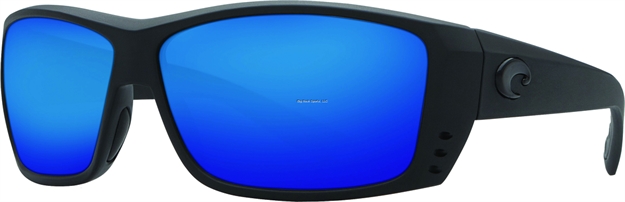 Picture of Costa Cat Cay Sunglasses, Blue Mirror Glass Lens, Blackout Nylon Frame