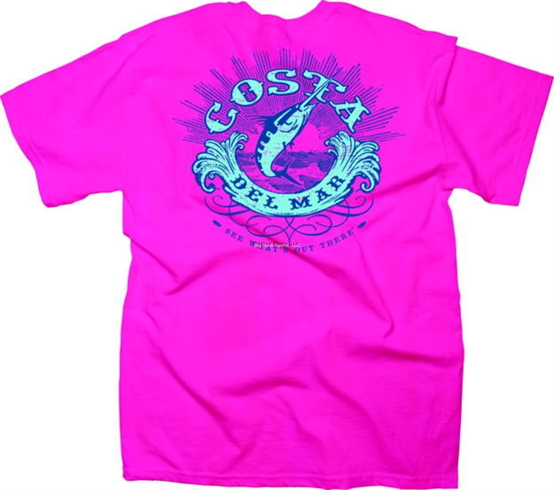 Picture of Costa Classic Costa Short Sleeve T-Shirt, Hot Pink, Large
