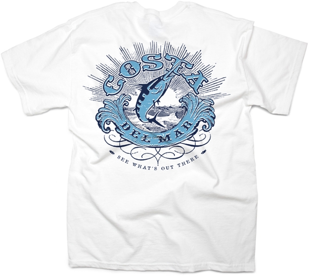 Picture of Costa Classic Costa Short Sleeve T-Shirt, White, Large