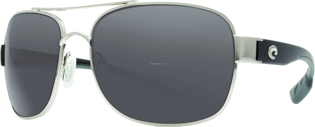 Picture of Costa Cocos Sunglasses, Gray 580P Lens, Palladium Monel Frame