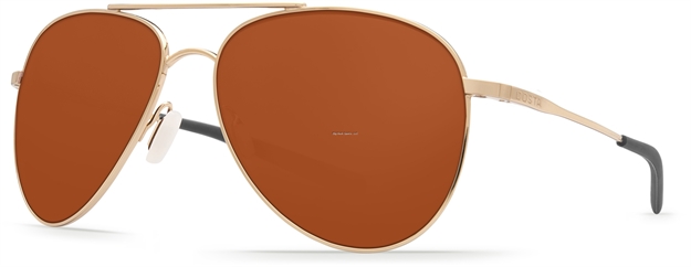 Picture of Costa Cook Sunglasses, Copper 580P Lens, Shiny Gold Titanium Frame