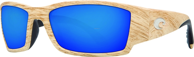Picture of Costa Corbina Sunglasses, Blue Mirror 580P Lens, Ashwood Nylon Frame