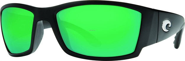 Picture of Costa Corbina Sunglasses, Green Mirror 580P Lens, Black Nylon Frame
