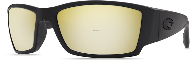 Picture of Costa Corbina Sunglasses, Silver Mirror Sunrise 580P Lens, Blackout Nylon Frame