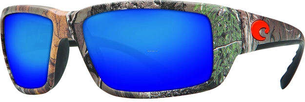 Picture of Costa Fantail Sunglasses, Blue Mirror 580P Lens, Realtree Xtra Camo Nylon Frame