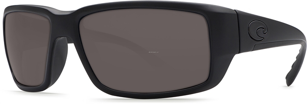 Picture of Costa Fantail Sunglasses, Gray 580P Lens, Blackout Nylon Frame