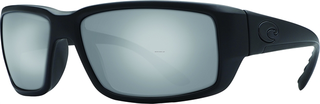 Picture of Costa Fantail Sunglasses, Silver Mirror 580P Lens, Blackout Nylon Frame