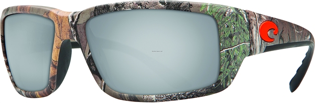 Picture of Costa Fantail Sunglasses, Silver Mirror Glass- W580 Lens, Realtree Xtra Camo Nylon Frame