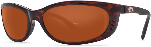 Picture of Costa Fathom Sunglasses, Copper 580P Lens, Tortoise Nylon Frame