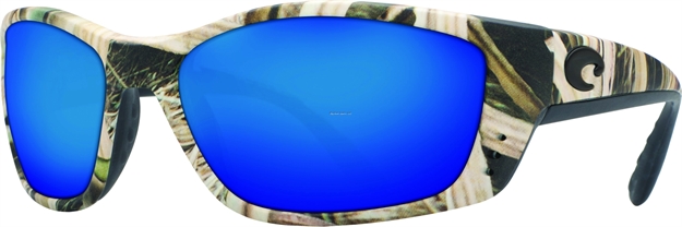 Picture of Costa Fisch Sunglasses, Blue Mirror 580P Lens, Mossy Oak Shadow Grass Blades Camo Nylon Frame