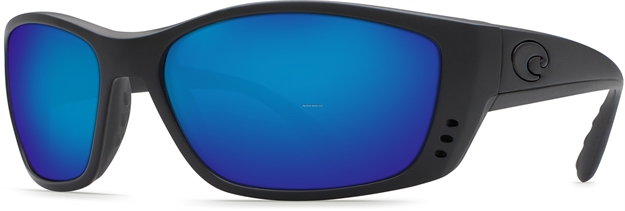 Picture of Costa Fisch Sunglasses, Blue Mirror Glass - W580 Lens, Blackout Nylon Frame