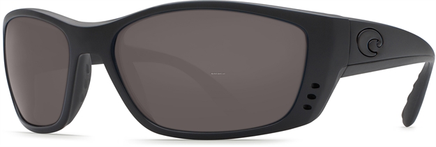 Picture of Costa Fisch Sunglasses, Gray 580P Lens, Blackout Nylon Frame