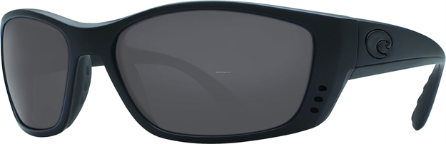 Picture of Costa Fisch Sunglasses, Gray Glass - W580 Lens, Blackout Nylon Frame