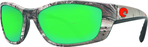 Picture of Costa Fisch Sunglasses, Green Mirror 580P Lens, Realtree Xtra Camo Nylon Frame