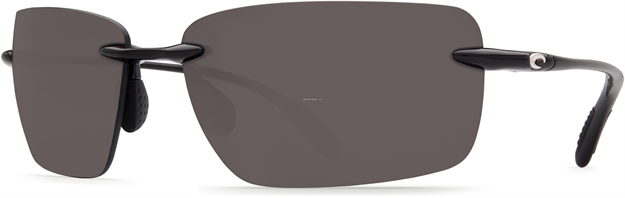 Picture of Costa Gulf Shore Sunglasses, Gray 580P Lens, Shiny Black Bio Resin Frame