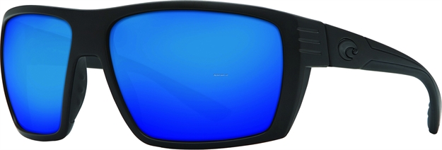 Picture of Costa Hamlin Sunglasses, Blue Mirror 580P Lens, Blackout Nylon Frame