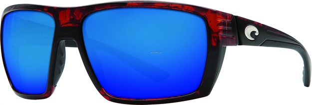 Picture of Costa Hamlin Sunglasses, Blue Mirror Glass - W580 Lens, Tortoise Nylon Frame