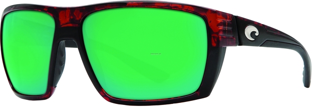 Picture of Costa Hamlin Sunglasses, Green Mirror 580P Lens, Tortoise Nylon Frame