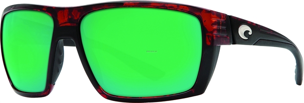Picture of Costa Hamlin Sunglasses, Green Mirror Glass - W580 Lens, Tortoise Nylon Frame