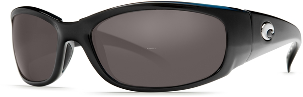 Picture of Costa Hammerhead Sunglasses, Gray 580P Lens, Shiny Black Nylon Frame