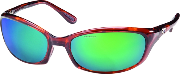 Picture of Costa Harpoon Sunglasses, Green Mirror Glass Lens, Tortoise Nylon Frame