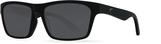 Picture of Costa Hinano Sunglasses, Gray 580P Lens, Blackout Nylon Frame