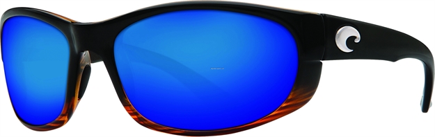 Picture of Costa Howler Sunglasses, Blue Mirror 580P Lens, Shiny Coconut Fade Nylon Frame