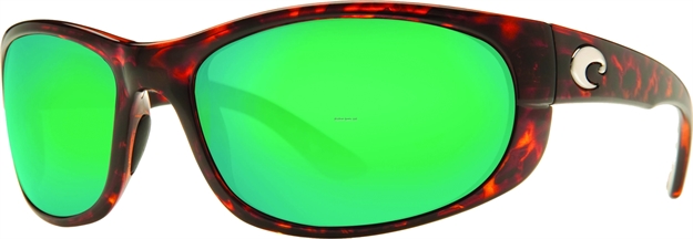 Picture of Costa Howler Sunglasses, Green Mirror 580P Lens, Tortoise Nylon Frame