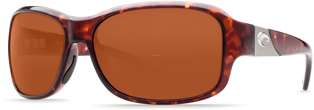Picture of Costa Inlet Sunglasses, Copper 580P Lens, Tortoise Nylon Frame