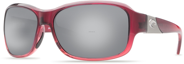 Picture of Costa Inlet Sunglasses, Silver Mirror Glass- W580 Lens, Pomegranate Fade Nylon Frame