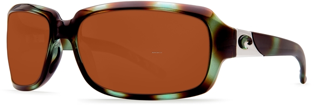 Picture of Costa Isabela Sunglasses, Copper 580P Lens, Shiny Seagrass Nylon Frame