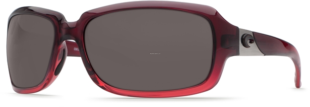 Picture of Costa Isabela Sunglasses, Gray 580P Lens, Pomegranate Fade Nylon Frame