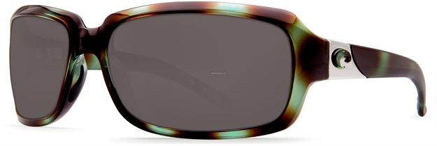 Picture of Costa Isabela Sunglasses, Gray 580P Lens, Shiny Seagrass Nylon Frame