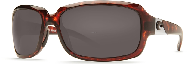 Picture of Costa Isabela Sunglasses, Gray 580P Lens, Tortoise Nylon Frame
