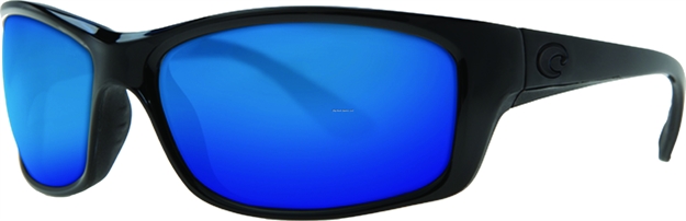 Picture of Costa Jose Sunglasses, Blue Mirror Glass - W580 Lens, Blackout Nylon Frame