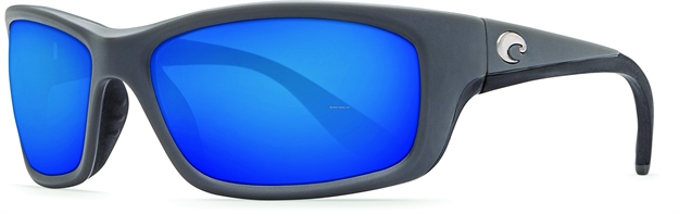 Picture of Costa Jose Sunglasses, Blue Mirror Glass - W580 Lens, Matte Gray Nylon Frame